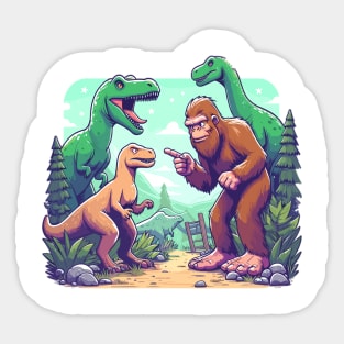 Bigfoot's Dinosaur Adventure: A Prehistoric Playdate Sticker